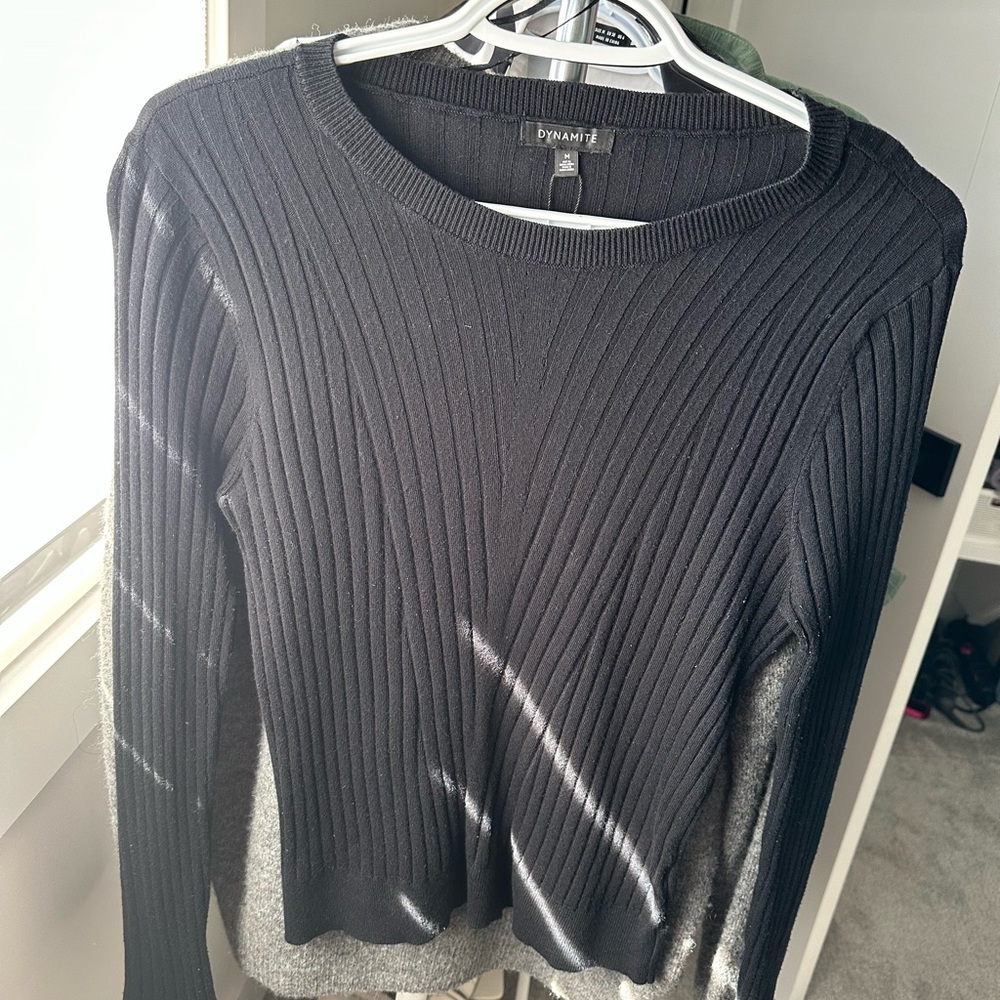 Black sweater
